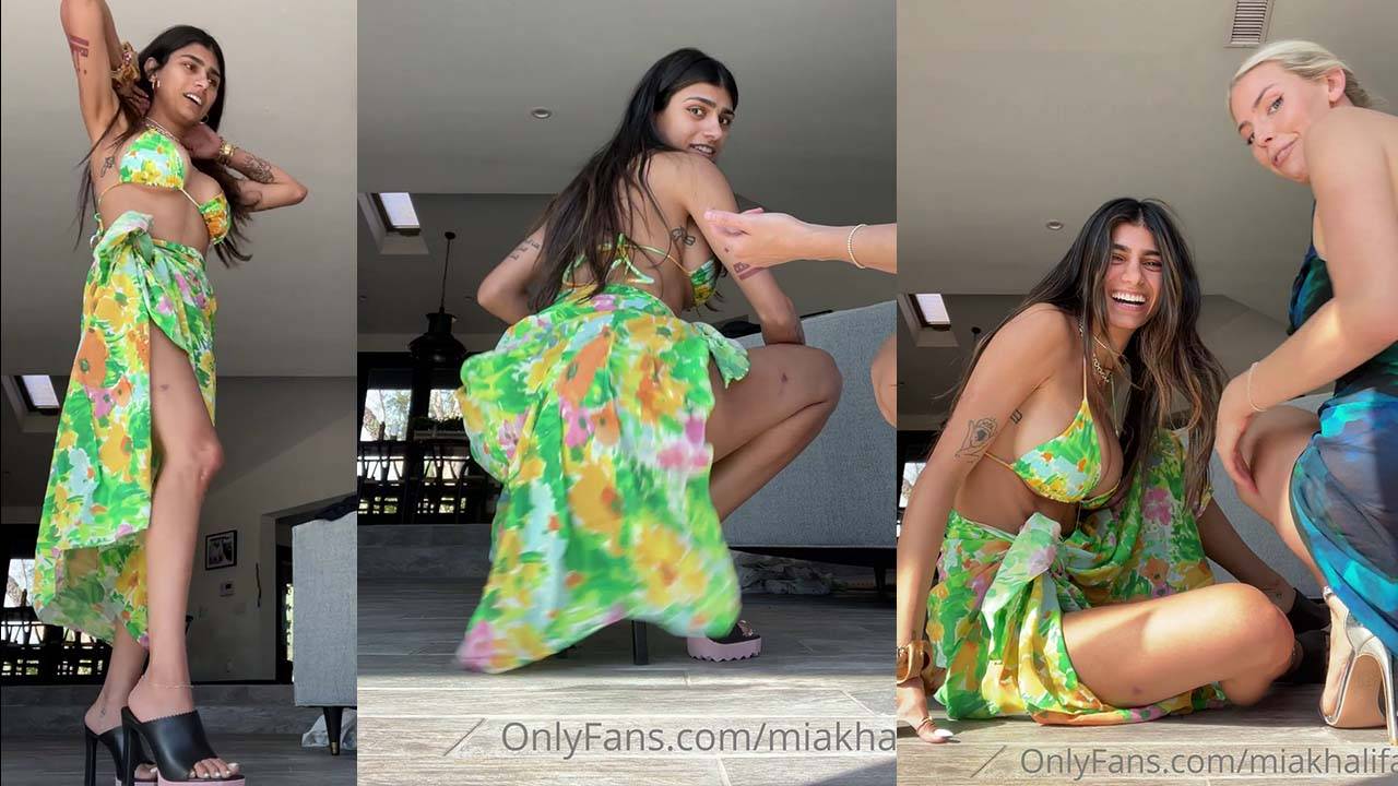 OnlyFans Mia Khalifa Ass Twerking Training With BFF