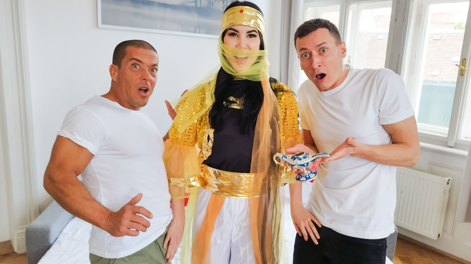 [ImmoralLive] Lady Dee (Exotic Genie Demands Big Dick DP Threesome – Part One / 09.15.2024)