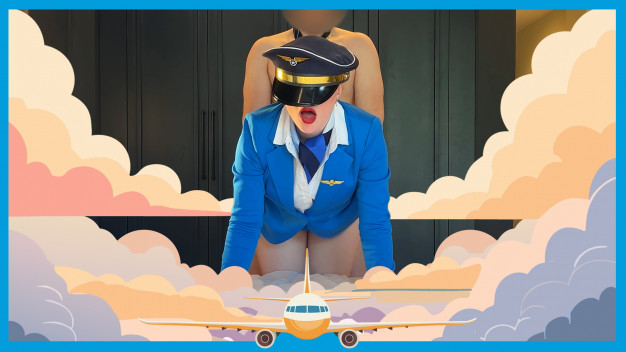 MeidenVanHolland 24 09 26 Lexa Sexy Stewardess Betrapt Onderbroekenpiloot