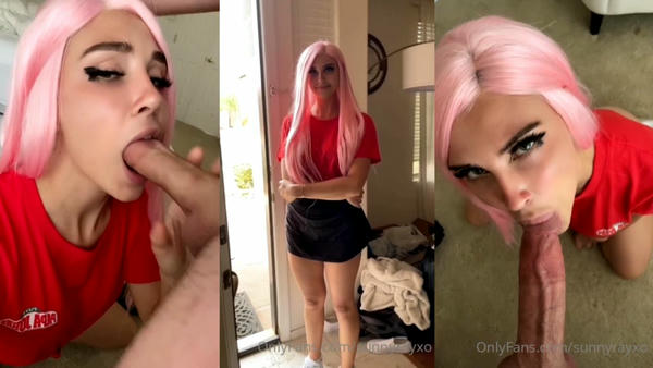 Sunny Ray Pizza Delivery Blowjob