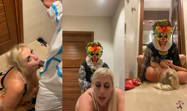 Lila Lovely – Bathroom Break With The Clown