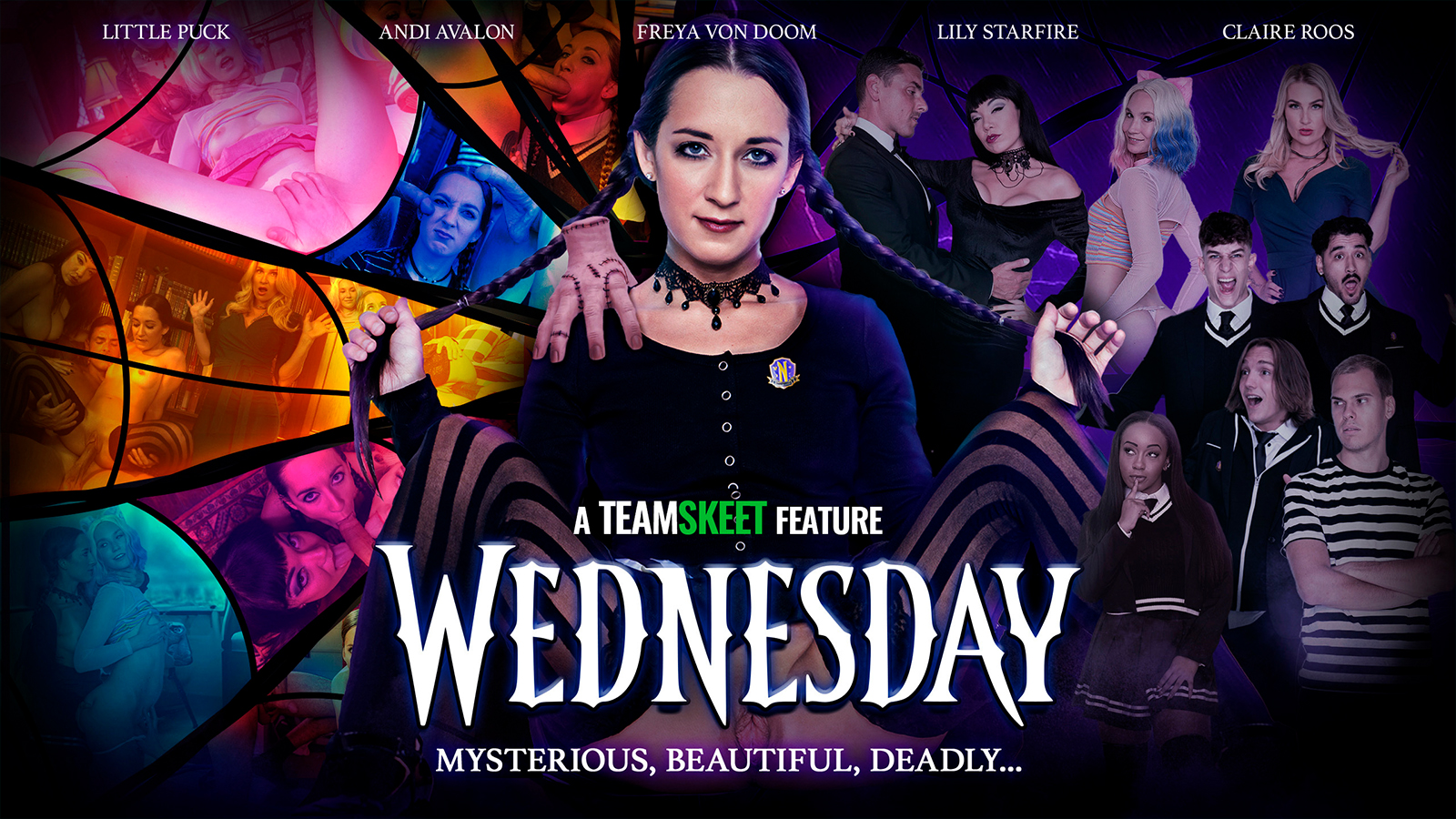 [TeamSkeetFeatures] Freya von Doom, Claire Roos, Lily Starfire, Little Puck, Andi Avalon (Wednesday / 03.29.2025)