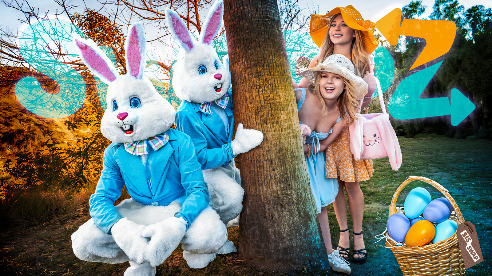 [SisSwap] Coco Lovelock, Aria Valencia (You Bang My Bunny, I’ll Bang Yours / 04.20.2025)