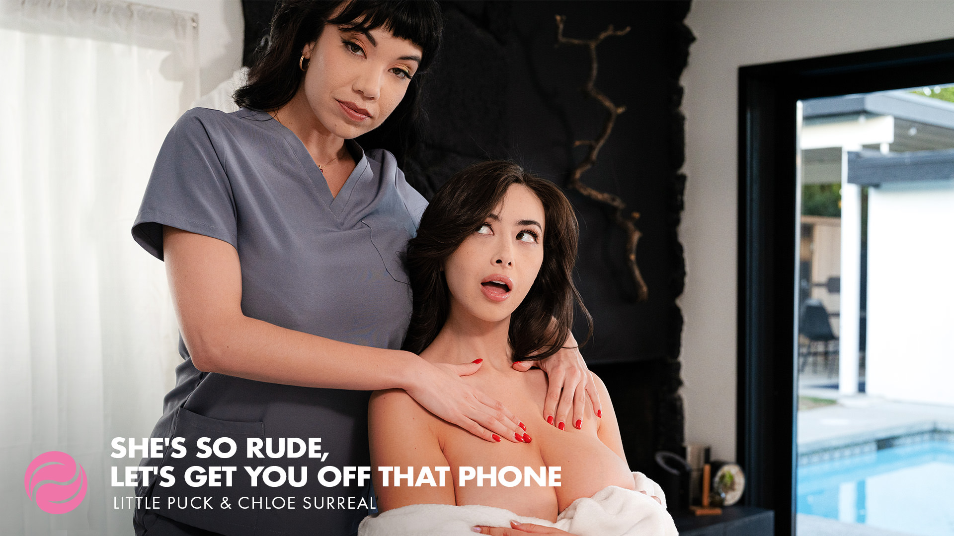 [AllGirlMassage] Little Puck, Chloe Surreal (She’s So Rude, Let’s Get You Off That Phone / 06.23.2025)