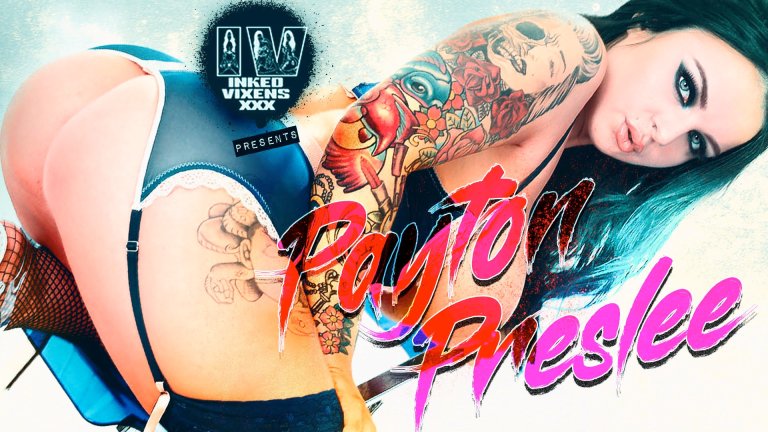 InkedVixensXXX Payton Preslee Takes Her Panties Off For Her New Tattoo