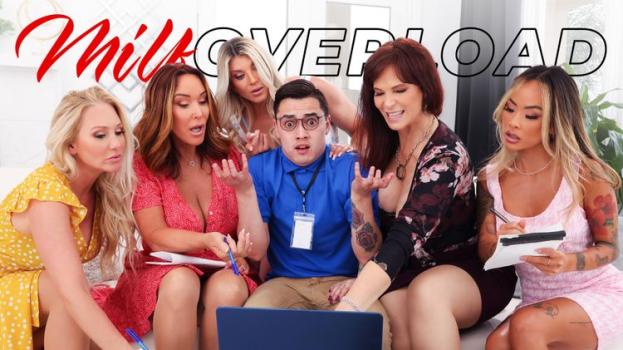 [MILFOverload] Syren D Mer, Alexis Malone, Rachel Steele (Lind Tech Help Overload / 10.16.2025)