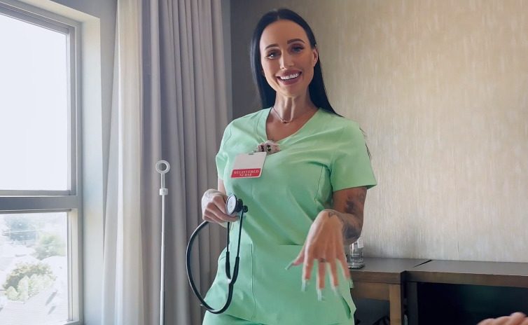 OnlyFans Money Birdette Busty Nurse Sextape with Manuel Duration