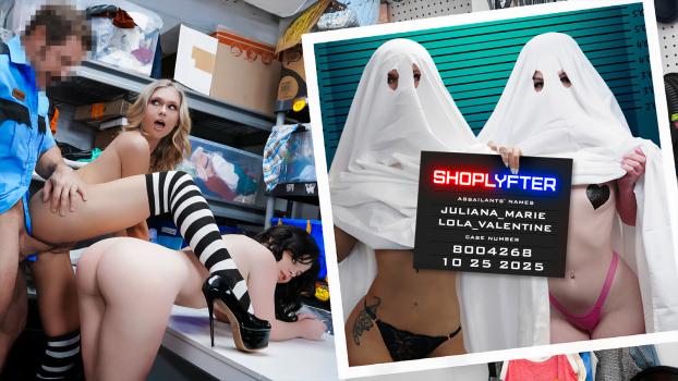 [Shoplyfter] Juliana Marie, Lola Valentine (Their Ghost Sheets Won’t Hide Their Tits Much Longer / 10.25.2025)