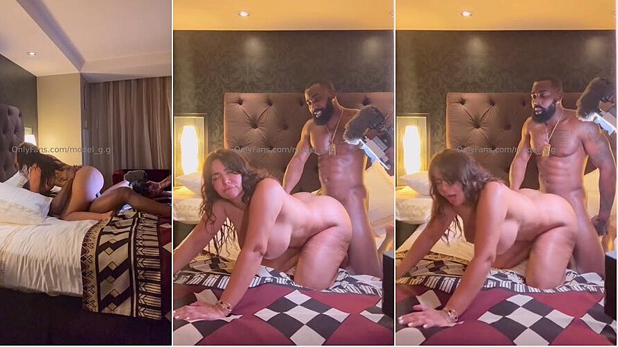 Barbienjd BTS Big Ass Big Tits Brunette Interracial