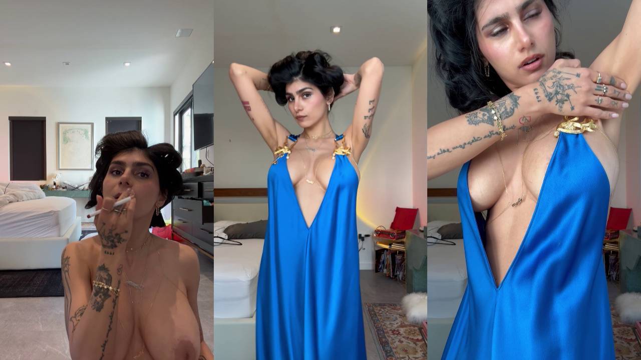 Mia Khalifa – Getting Ready For Halloween Party